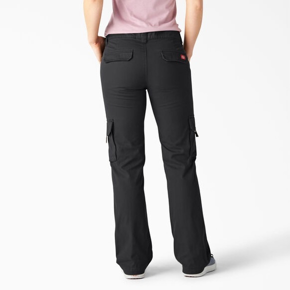 DICKIES Women's Relaxed Fit Straight Leg Cargo Pants - Picture 2 of 16